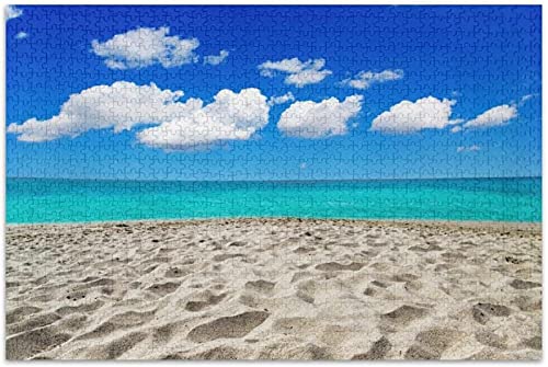 1000 Pieces Jigsaw Puzzles for Adults Kids,Hawaii Summer Beach Jigsaw Puzzle Educational Games Home Decoration 38x52cmPi013 von HNBDE