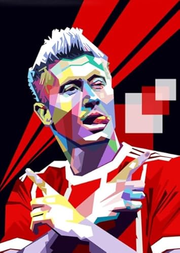 1000 Stück - Bunte Rätsel - Bilder - Geschenke - Fußballspieler Lewandowskis - Erwachsene Spielzeug Für Die Ganze Familie Poster - 50x70cm 1000 Stück - Bunte Rätsel - Bilder - Geschenke - Fußballspieler Lewandowskis - Erwachsene Spielzeug Für Die Ganze Familie Poster - 50x70cm von HNBDE