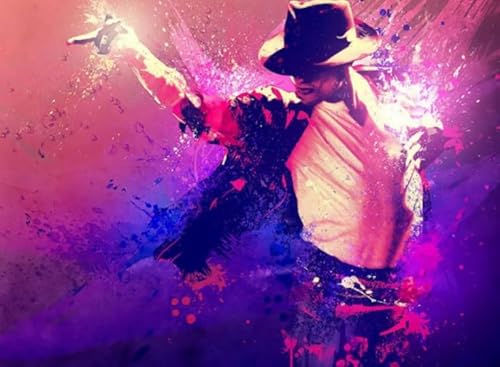 1000 Stück - Kunstpuzzle - Classic Singers Dance Michae Jacksonss Poster - Lustiges Dekompressionsspiel für die ganze Familie - Alzheimer-Geschenke für Erwachsene - 26x38cm 1000 Stück - Kunstpuzzle - Classic Singers Dance Michae Jacksonss Poster - Lustiges Dekompressionsspiel für die ganze Familie - Alzheimer-Geschenke für Erwachsene - 26x38cm von HNBDE