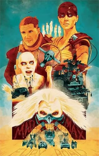 1000 Stück Puzzles - Buntes Puzzle - Classic Film Mad.M Posters - Spielzeug Zur Stressreduzierung Für Die Familie - HerausFürderungs Spiele Für Erwachsene - Wand Kunst Dekoration - 50x70cm von HNBDE