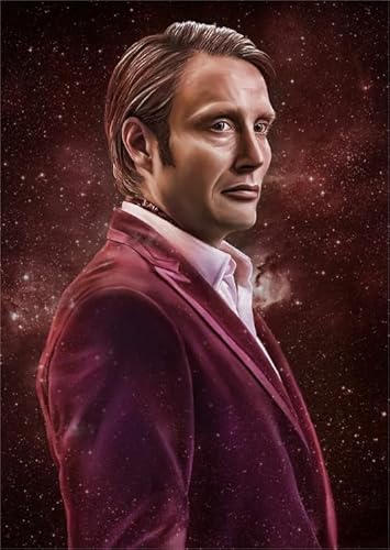 1000 Stück Puzzles - Classic Film Bloodlusts Hanniba Posters - Spiele Zur Stressreduzierung Für Die Ganze Familie - Heraus Fürderungs Spiel Für Erwachsene - Wand Kunst Dekoration - 38x52cm von HNBDE