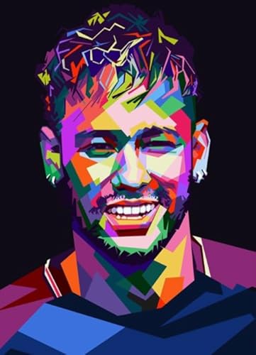 1000 Stück Puzzles - Kunstbild - Fußballspieler Neymars Poster - Familien-Puzzle-HerausFürderungs Spielzeug - Stressabbauspiel Für Erwachsene - 26x38cm 1000 Stück Puzzles - Kunstbild - Fußballspieler Neymars Poster - Familien-Puzzle-HerausFürderungs Spielzeug - Stressabbauspiel Für Erwachsene - 26x38cm von HNBDE