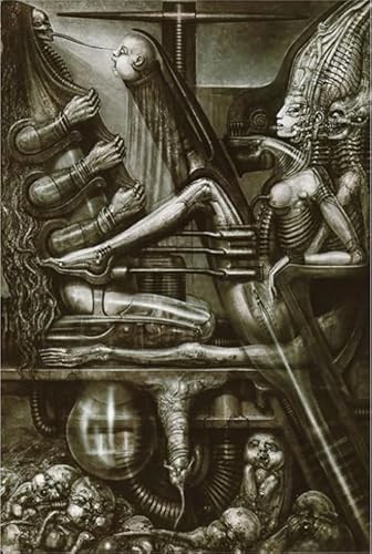 1000 Stück - Unregelmäßiges Kunstpuzzle - HRGiger Painting Posters - Spiele Zur Stressreduzierung Für Die Ganze Familie - Puzzle-HerausFürderungsspiel Für Erwachsene - 50x70cm 1000 Stück - Unregelmäßiges Kunstpuzzle - HRGiger Painting Posters - Spiele Zur Stressreduzierung Für Die Ganze Familie - Puzzle-HerausFürderungsspiel Für Erwachsene - 50x70cm von HNBDE