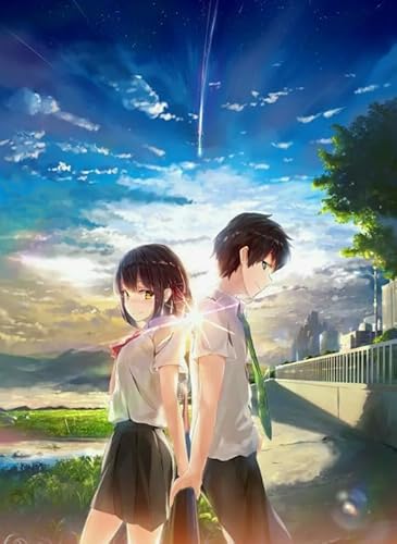 1000 Stück – Unregelmäßiges Puzzle – Bunt – Puzzle-Geschenke – Japanische Animes Weatherings You Posters – Lernspielzeug für Erwachsene für die ganze Familie – 26x38cm 1000 Stück – Unregelmäßiges Puzzle – Bunt – Puzzle-Geschenke – Japanische Animes Weatherings You Posters – Lernspielzeug für Erwachsene für die ganze Familie – 26x38cm von HNBDE