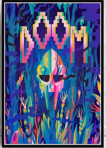 1000 Teile Puzzle Mf Doom Madlib Hip Hop Rap Star Poster Erwachsene Kinder Papier Spielzeug Lernspiel von HNBDE