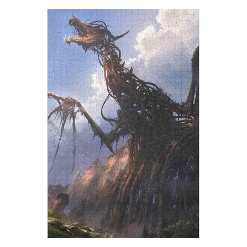 1000-teiliges Holzpuzzle „Fliegender Drache England“. Puzzlespiel für Erwachsene und Jugendliche, 26 x 38 cm, c330gy 1000-teiliges Holzpuzzle „Fliegender Drache England“. Puzzlespiel für Erwachsene und Jugendliche, 26 x 38 cm, c330gy von HNBDE