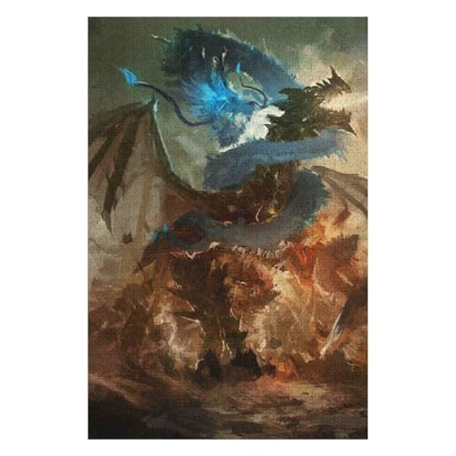 1000-teiliges Holzpuzzle „Fliegender Drache England“. Puzzlespiel für Erwachsene und Jugendliche, 26 x 38 cm, c438gy 1000-teiliges Holzpuzzle „Fliegender Drache England“. Puzzlespiel für Erwachsene und Jugendliche, 26 x 38 cm, c438gy von HNBDE