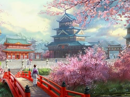 1000-teiliges Japanisches Landschaftsposter-Puzzle für Erwachsene und Familien, Lernspielzeug,26x38cm 1000-teiliges Japanisches Landschaftsposter-Puzzle für Erwachsene und Familien, Lernspielzeug,26x38cm von HNBDE
