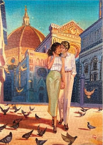 1000-teiliges Puzzle, Landschaftsillustrationen, Italien, Vintage-Reisekunst-Poster, für die Familie, Stressabbau, Lernspielzeug, 26x38cm 1000-teiliges Puzzle, Landschaftsillustrationen, Italien, Vintage-Reisekunst-Poster, für die Familie, Stressabbau, Lernspielzeug, 26x38cm von HNBDE
