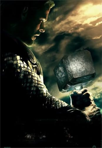 1000-teiliges Puzzle Thors Odinson, klassisches Actionfilmplakat, Puzzle, lustiges Spiel, Spielzeug, Lernspiel für Erwachsene,26x38cm 1000-teiliges Puzzle Thors Odinson, klassisches Actionfilmplakat, Puzzle, lustiges Spiel, Spielzeug, Lernspiel für Erwachsene,26x38cm von HNBDE