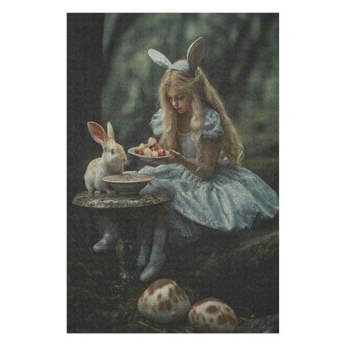 1000-teiliges Puzzle | Weihnachtspuzzle | Nachhaltiges Puzzle für Erwachsene | Hochwertiges 100% recyceltes Brett | Tolles Geschenk für Erwachsene | Film-Anime-Thema 38 * 52cm von HNBDE