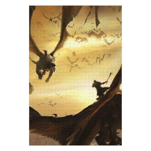 1000-teiliges Puzzle für Erwachsene, Fliegender Drache, DIY-Spielzeug, Entspannungspuzzles, Spiele, unmögliche Puzzles, Spiele, Geschenk, Mehrfarbig, Lernspiele, 1000 Stück, 38 * 52cm, c155gy 1000-teiliges Puzzle für Erwachsene, Fliegender Drache, DIY-Spielzeug, Entspannungspuzzles, Spiele, unmögliche Puzzles, Spiele, Geschenk, Mehrfarbig, Lernspiele, 1000 Stück, 38 * 52cm, c155gy von HNBDE