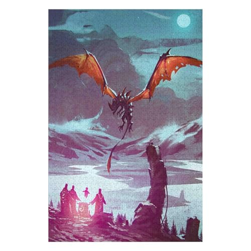 1000-teiliges Puzzle für Erwachsene, Fliegender Drache, DIY-Spielzeug, Entspannungspuzzles, Spiele, unmögliche Puzzles, Spiele, Geschenk, Mehrfarbig, Lernspiele, 1000 Stück, 50 * 70cm c261gy 1000-teiliges Puzzle für Erwachsene, Fliegender Drache, DIY-Spielzeug, Entspannungspuzzles, Spiele, unmögliche Puzzles, Spiele, Geschenk, Mehrfarbig, Lernspiele, 1000 Stück, 50 * 70cm c261gy von HNBDE