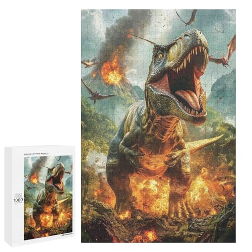 1000-teiliges Puzzle für Erwachsene, Jurassic World, DIY-Spielzeug, Entspannungspuzzles, Spiele, Unmögliche Puzzles, Spiele, Geschenk, Mehrfarbig, Lernspiele, 1000 Stück, 38 * 52cm 1000-teiliges Puzzle für Erwachsene, Jurassic World, DIY-Spielzeug, Entspannungspuzzles, Spiele, Unmögliche Puzzles, Spiele, Geschenk, Mehrfarbig, Lernspiele, 1000 Stück, 38 * 52cm von HNBDE