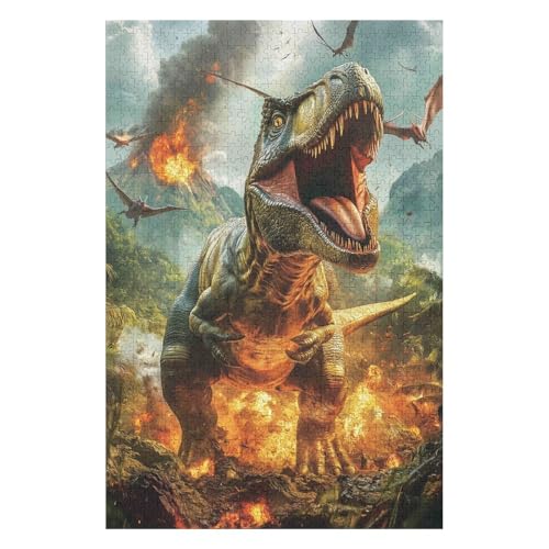1000-teiliges Puzzle für Erwachsene, Jurassic World, DIY-Spielzeug, Entspannungspuzzles, Spiele, Unmögliche Puzzles, Spiele, Geschenk, Mehrfarbig, Lernspiele, 1000 Stück, 50 * 70cm 1000-teiliges Puzzle für Erwachsene, Jurassic World, DIY-Spielzeug, Entspannungspuzzles, Spiele, Unmögliche Puzzles, Spiele, Geschenk, Mehrfarbig, Lernspiele, 1000 Stück, 50 * 70cm von HNBDE