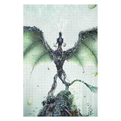 1000-teiliges Puzzle für Jugendliche und Erwachsene „Fliegender Drache“, schwieriges und intellektuell herausforderndes Spiel, 38 * 52cm, c373gy 1000-teiliges Puzzle für Jugendliche und Erwachsene „Fliegender Drache“, schwieriges und intellektuell herausforderndes Spiel, 38 * 52cm, c373gy von HNBDE