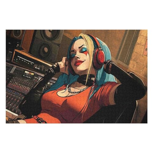 1500 Piece Puzzle for Adults Joker Movie Paper Jigsaw Puzzle Suitable for Adults and Children Aged 12 Years and Above Stress Relief29 57x87cm Fds473 von HNBDE