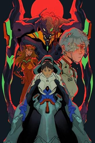 1500 Stück – Rregular Kunst Puzzles – Japanische Animes Classic Evangelions Poster – Für Erwachsene Lernspielzeug Für Die Ganze Familie – Wand Kunst Dekoration – 57x87cm von HNBDE