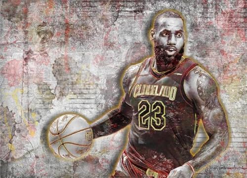 1500 Teile - Buntes, Schwieriges Puzzle Gifts - Basketball Players - Poster Zum Stressabbau Für Erwachsene Und Familien, Puzzle-Spielzeug - 57x87cm 1500 Teile - Buntes, Schwieriges Puzzle Gifts - Basketball Players - Poster Zum Stressabbau Für Erwachsene Und Familien, Puzzle-Spielzeug - 57x87cm von HNBDE
