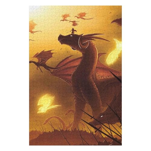 1500-teiliges Puzzle für Erwachsene, Fliegender Drache, DIY-Spielzeug, Entspannungspuzzles, Spiele, unmögliche Puzzles, Spiele, Geschenk, Mehrfarbig, Lernspiele, 1500 Stück, 57 * 87cm, c13gy 1500-teiliges Puzzle für Erwachsene, Fliegender Drache, DIY-Spielzeug, Entspannungspuzzles, Spiele, unmögliche Puzzles, Spiele, Geschenk, Mehrfarbig, Lernspiele, 1500 Stück, 57 * 87cm, c13gy von HNBDE