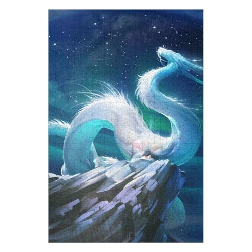 1500-teiliges Puzzle für Jugendliche und Erwachsene „Fliegender Drache“, schwieriges und intellektuell herausforderndes Spiel, 57 * 87cm, c406gy 1500-teiliges Puzzle für Jugendliche und Erwachsene „Fliegender Drache“, schwieriges und intellektuell herausforderndes Spiel, 57 * 87cm, c406gy von HNBDE