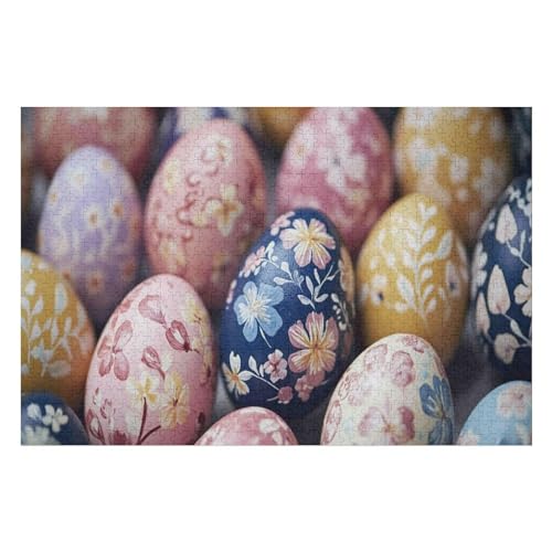Adult Puzzles for Adults 1000 Easter Egg Puzzle for Teenagers and Adults Educational Game Challenge Toy27 26x38cm NbG399 von HNBDE