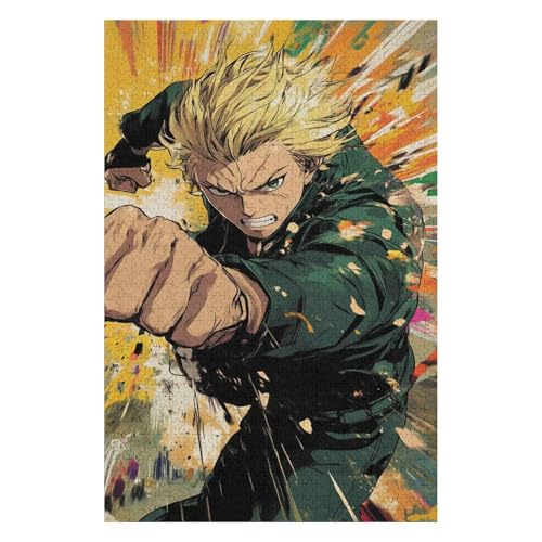 Anime Characters 1000 Piece Jigsaw Puzzles for Adults - Fun, Challenging & Brainteasing Adults Jigsaw Puzzle - Uncover The Puzzle - 100% Recycled Cardboard - 1000pcs -26 * 38cm von HNBDE