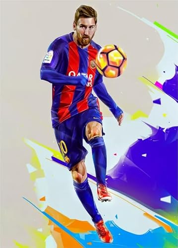 Art Puzzle - Argentinians Soccer Stars Player Painting - Adult Personalisiertes Challenge-Spielzeug - Stressabbau-Spielzeug Für Erwachsene - 1000 Stück Puzzle Gifts - 38x52cm von HNBDE