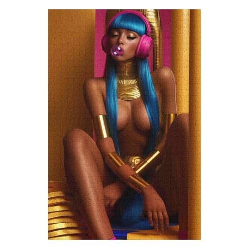 Beauty 1000 Piece Jigsaw Puzzles for Adults - Fun, Challenging & Brainteasing Adults Jigsaw Puzzle - Uncover The Puzzle - 100% Recycled Cardboard - 1000pcs -50 * 70cm von HNBDE