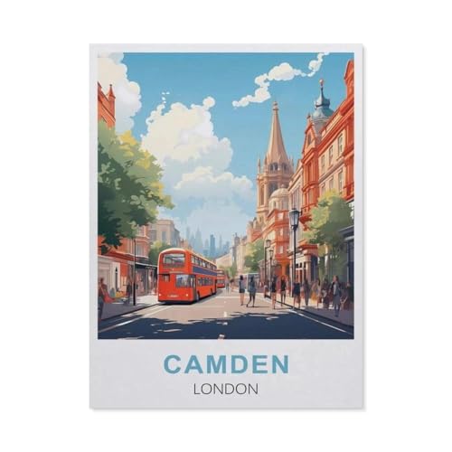 Camden, Londres, Angleterre, Puzzle en Papier 1000 pièces, Jouets Pour adultes, Jeu de décompression - S50x70cmJ136 von HNBDE