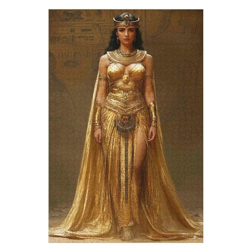 Cleopatra，| 1000 Piece Jigsaw Puzzle | Vintage Jigsaw Puzzle | Sustainable Puzzle for Adults | Premium 100% Recycled Board | Great Gift for Adults |50 * 70cm von HNBDE