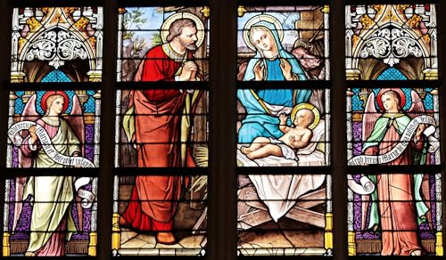 Difficult Puzzle for Adults 1500 Pieces Stained Glass Church Window Jesus Religious Beliefs 57x87cm Difficult Puzzle for Adults 1500 Pieces Stained Glass Church Window Jesus Religious Beliefs 57x87cm von HNBDE