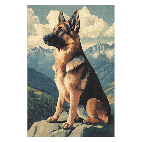 Dog German Shepherd 1000 Piece Jigsaw Puzzles for Adults Jigsaw Puzzles1000 Pieces Impossible Puzzle1000 Jigsaw Puzzles for Adults for Adults & Kids Age 12 Years Up 1000pcs50*70cm Dog German Shepherd 1000 Piece Jigsaw Puzzles for Adults Jigsaw Puzzles1000 Pieces Impossible Puzzle1000 Jigsaw Puzzles for Adults for Adults & Kids Age 12 Years Up 1000pcs50*70cm von HNBDE