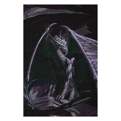 Fliegender Drache - 1000-teiliges Puzzle für Erwachsene Puzzle 1000 Teile Anspruchsvolle Puzzles für Erwachsene 1000 Puzzles für Erwachsene Spielzeug & Spiele 1000 Teile 26 * 38 cm c57gy von HNBDE