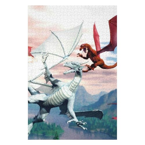 Flying Dragon 1500 Piece Paper Puzzle Space Exploration Game 57x87cm00PY209 von HNBDE