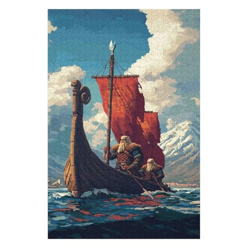 Hunter，| 1500 Piece Jigsaw Puzzle | Vintage Jigsaw Puzzle | Sustainable Puzzle for Adults | Premium 100% Recycled Board | Great Gift for Adults |57 * 87cm von HNBDE