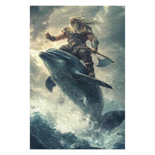 Hunter 1000 Piece Jigsaw Puzzles for Adults - Fun, Challenging & Brainteasing Adults Jigsaw Puzzle - Uncover The Puzzle - 100% Recycled Cardboard - 1000pcs -38 * 52cm von HNBDE