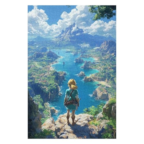 Jigsaw Puzzle| The Legend of Zelda |1000 Piece Jigsaw Puzzle Game for Adults and Kids(50 * 70cm) von HNBDE