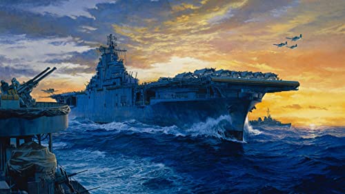 Jigsaw Puzzle for Adults, 1000 Photos of Sunset at Sea, Hostilities, Sea Battles, Aircraft Carrier, Mj376TY 38x52cm Jigsaw Puzzle for Adults, 1000 Photos of Sunset at Sea, Hostilities, Sea Battles, Aircraft Carrier, Mj376TY 38x52cm von HNBDE