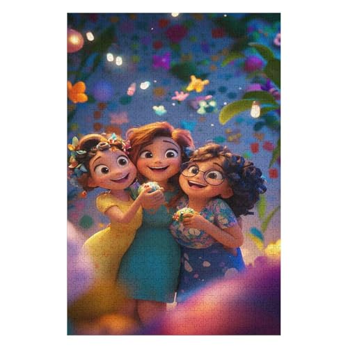 Jigsaw Puzzle for Adults Animation 1000 Pieces Modern Design Cardboard High Resolution Poster Ages 12+ 26x38cm von HNBDE