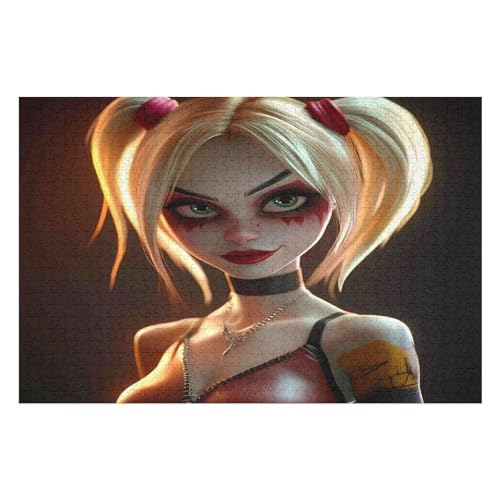 Jigsaw Puzzle for Adults Joker Movie 1000 Pieces Modern Design Cardboard High Resolution Poster Ages 12+28 26x38cm Fds481 von HNBDE