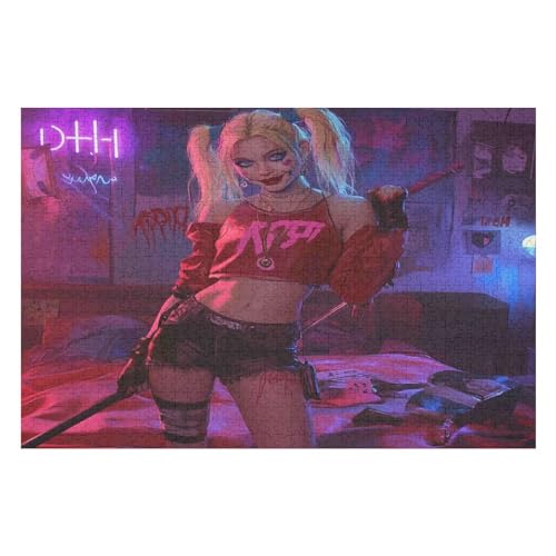 Jigsaw Puzzle for Adults Joker Movie 1000 Pieces Modern Design Cardboard High Resolution Poster Ages 12+28 38x52cm Fds477 von HNBDE