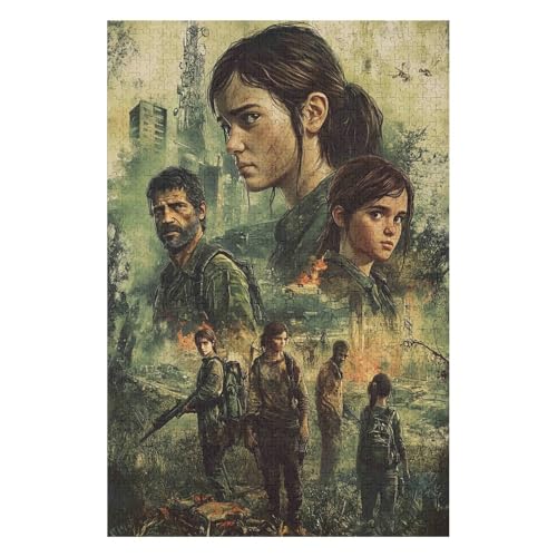 Jigsaw Puzzles 1000 Pieces for Adults Jigsaw Puzzles for Adults 1000 Piece Puzzle Educational Games ，The Last of Us， Puzzle(50 * 70cm) von HNBDE