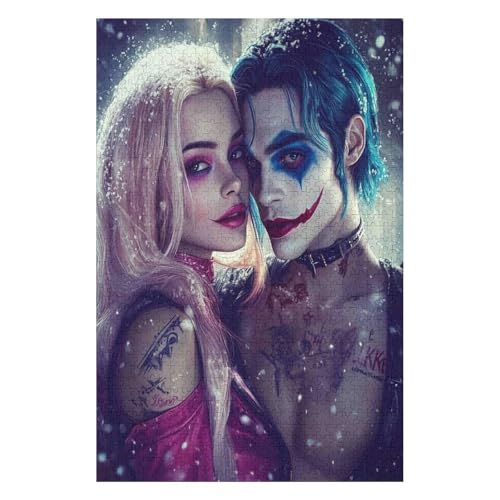 Joker Movie-Puzzle mit 1000 Teilen für Erwachsene, Unterhaltungspuzzle, geistiges Dekompressionsspielzeug, 3D-Druck, HD-Spielzeug, DIY-Geburtstag, 50 * 70cm Joker Movie-Puzzle mit 1000 Teilen für Erwachsene, Unterhaltungspuzzle, geistiges Dekompressionsspielzeug, 3D-Druck, HD-Spielzeug, DIY-Geburtstag, 50 * 70cm von HNBDE