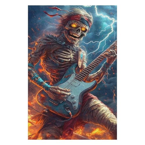 Musikalbum-Cover, 1000-teiliges Puzzle für Erwachsene, Puzzles 1000 Teile, Unmögliches Puzzle, 1000 Puzzles für Erwachsene, für Erwachsene und Kinder ab 12 Jahren, 1000 Teile, 26 x 38 cm von HNBDE