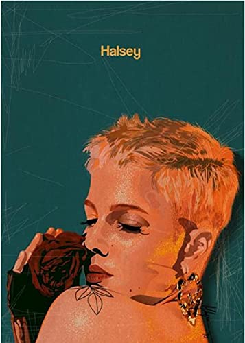Papierpuzzle 1000 Teile Halsey Puzzles Lernspielzeug für Erwachsene Geburtstagsgeschenk von HNBDE