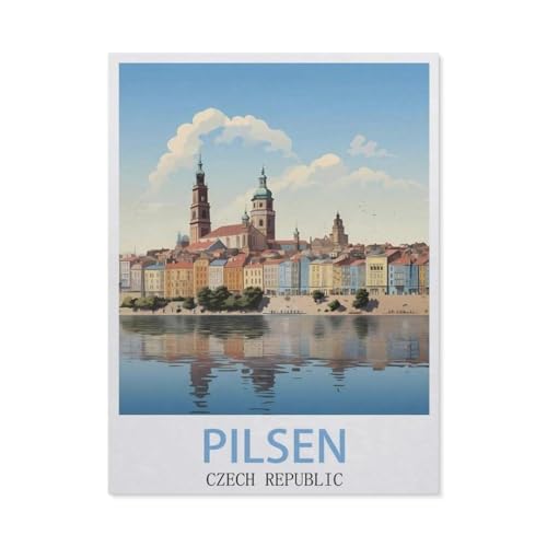 Pilsen, Tschechien,Puzzle 1000 Teile Holz Puzzle Erwachsene Kinder Lernspielzeug Familie Dekompressionsspiel-Mj251TY 26x38cm Pilsen, Tschechien,Puzzle 1000 Teile Holz Puzzle Erwachsene Kinder Lernspielzeug Familie Dekompressionsspiel-Mj251TY 26x38cm von HNBDE