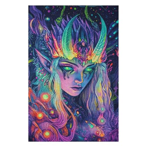 Poster-Illustration, 1000-teiliges Puzzle für Erwachsene, Puzzles 1000 Teile, unmögliches Puzzle, 1000 Puzzles für Erwachsene, für Erwachsene und Kinder ab 12 Jahren, 1000 Teile, 38 * 52cm von HNBDE