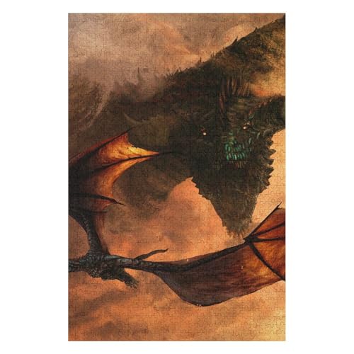 Puzzle, 1000 Teile, Schottland, Lernspielzeug für Erwachsene, Freizeitunterhaltung für Kinder, Dekoration, Malerei, Fliegender Drache, 50 * 70cm c344gy Puzzle, 1000 Teile, Schottland, Lernspielzeug für Erwachsene, Freizeitunterhaltung für Kinder, Dekoration, Malerei, Fliegender Drache, 50 * 70cm c344gy von HNBDE
