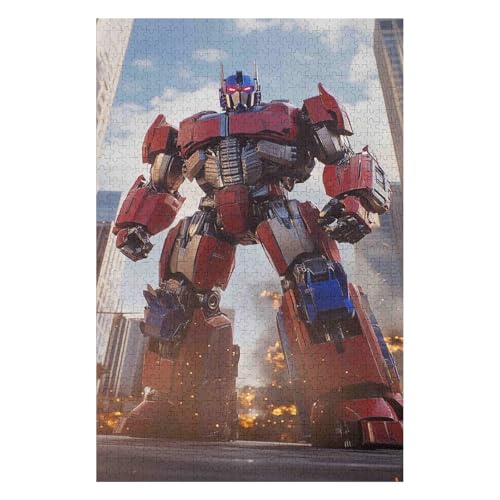 Puzzle 1000 Pieces Car Warrior Adults and Children Puzzles 1000 Pieces High Difficulty Family Puzzle Decompression Game 38x52cm von HNBDE